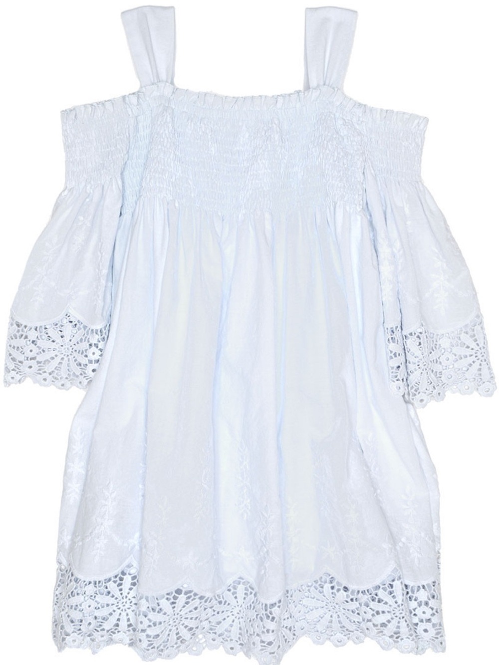 Biscotti Collezioni Light Blue Lace Dress - Size 10